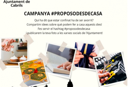 cabrils poble|campanya Proposo des de casa