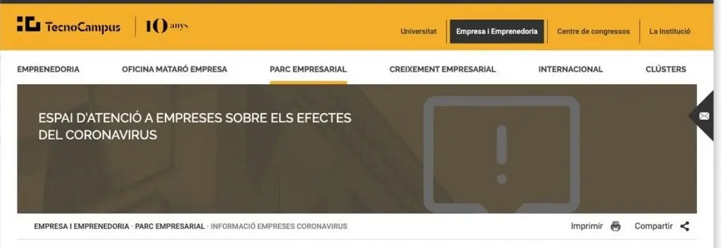 |Web tecnocampus ajuda pimes