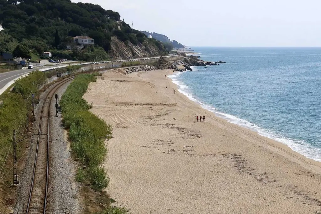 Tram de platja de l'Alt Maresme
