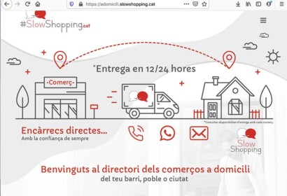 Captura del portal slowshopping.cat