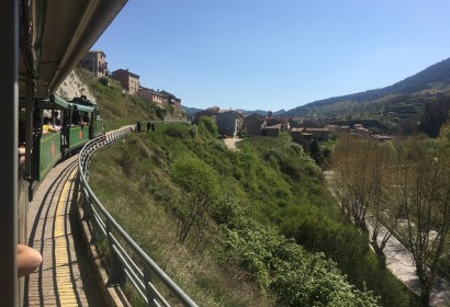 Turistes a les Fonts del Llobregat