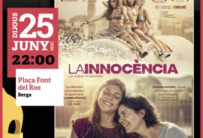 Berga acollirà una sessió de cinema a la fresca del Cicle Gaudí amb la projecció de la pel·lícula ‘La Innocència’ el 25 de juny