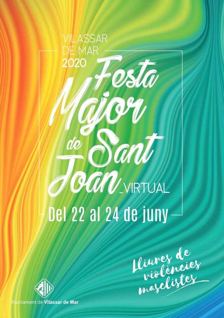 Cartell de la Festa Major de Sant Joan virtual a Vilassar de Mar