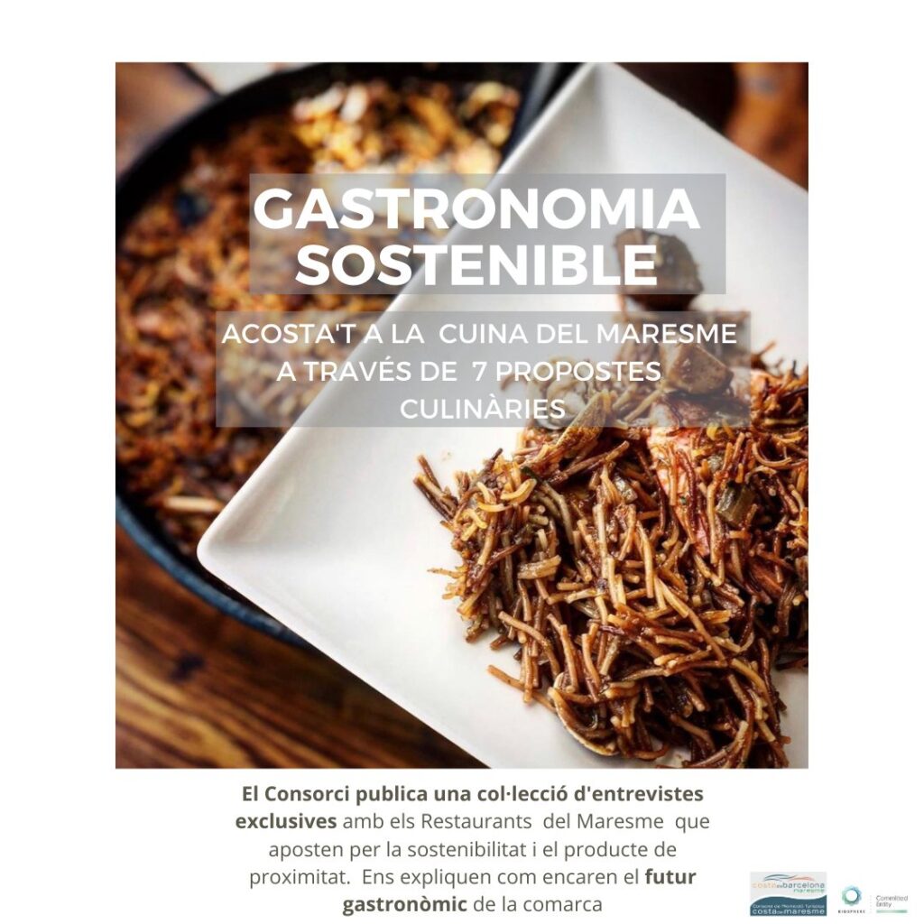 Restaurants del Maresme compromesos amb la sostenibilitat turística