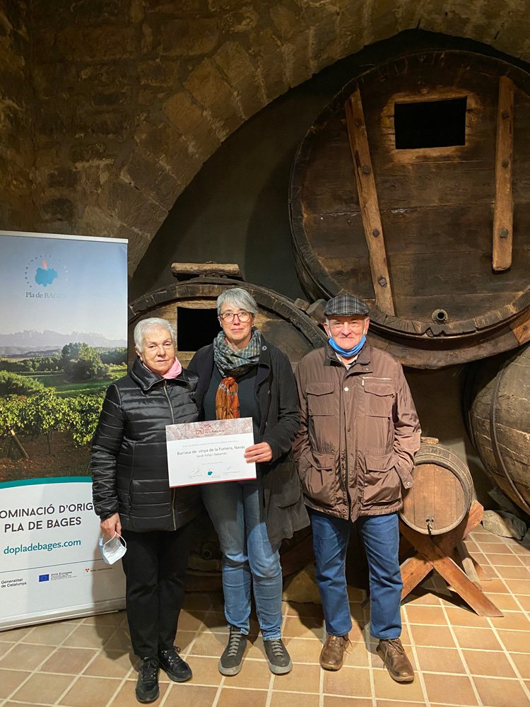 El Camí de la Transhumància d'Avinyó i el vi de Tina d'Abadal reben el premi Viu la Pedra Seca