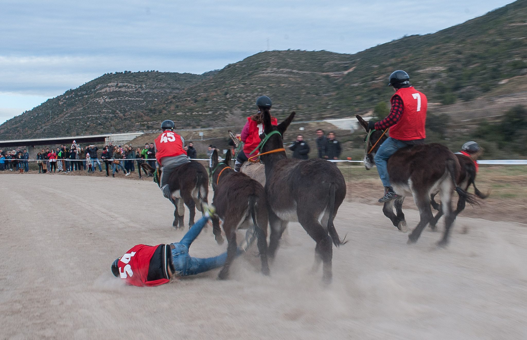 persona caient del burro