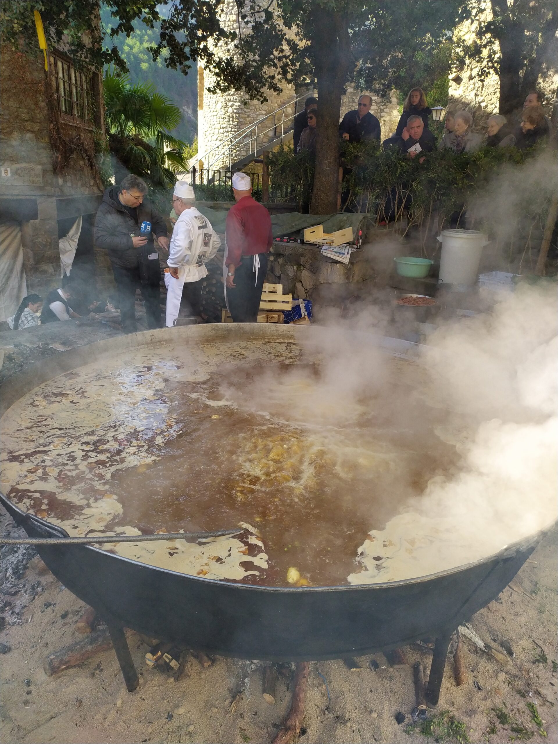 Paella d'arros de 2,8m diametre