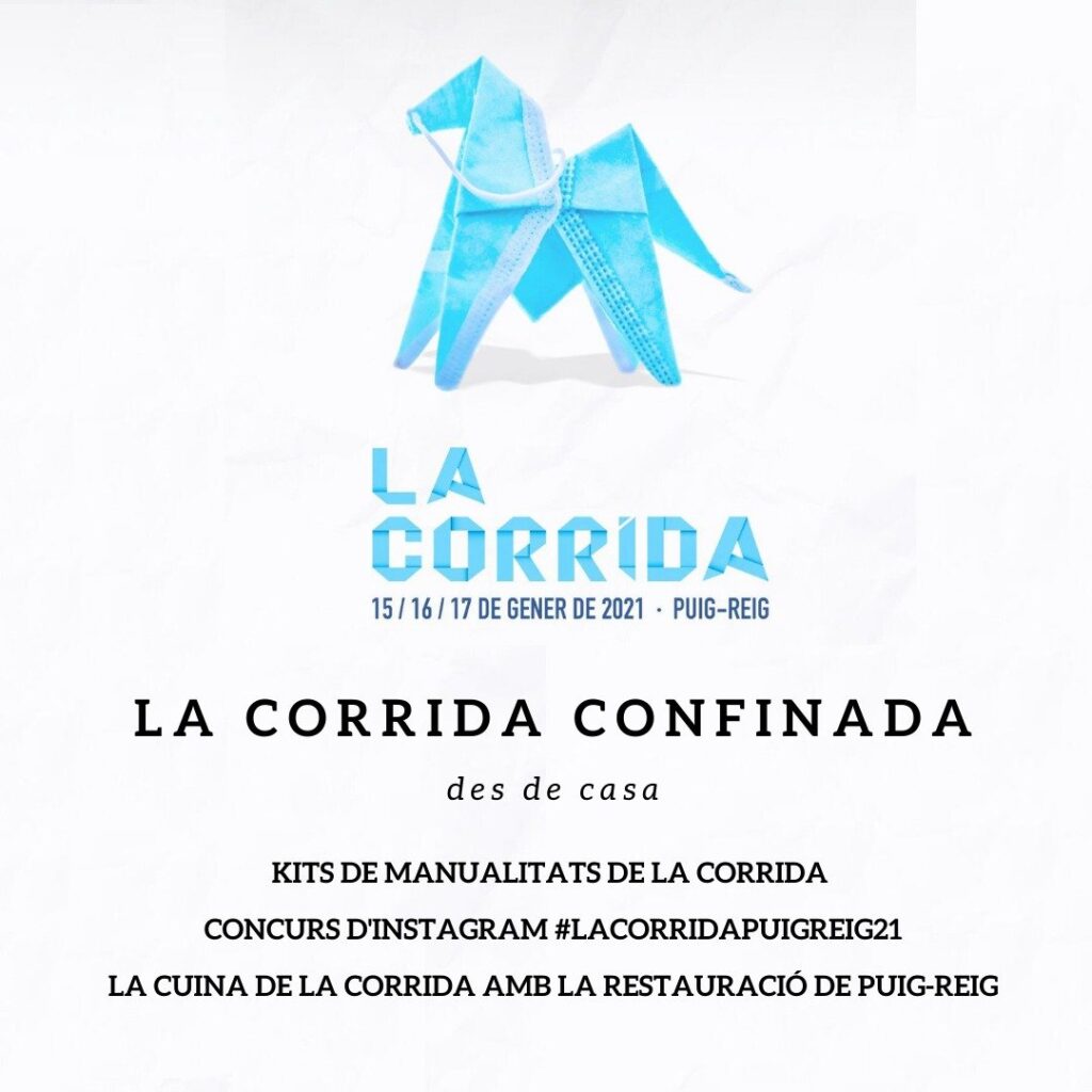 Cartell de les festes "La corrida confinada 2021"