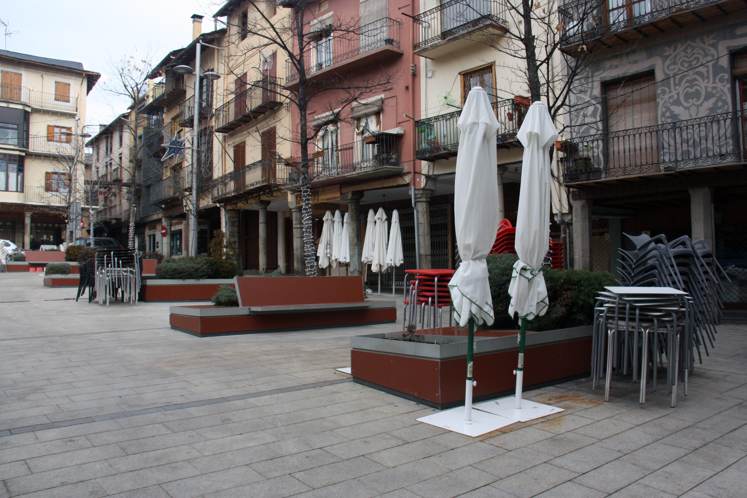 Terrases restauració tancades