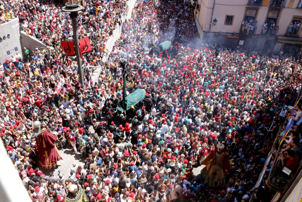 Ball final de Tirabols de la Patum de Berga