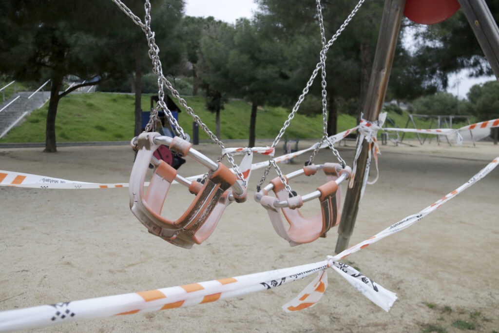 Mataró, parcs infantils tancats