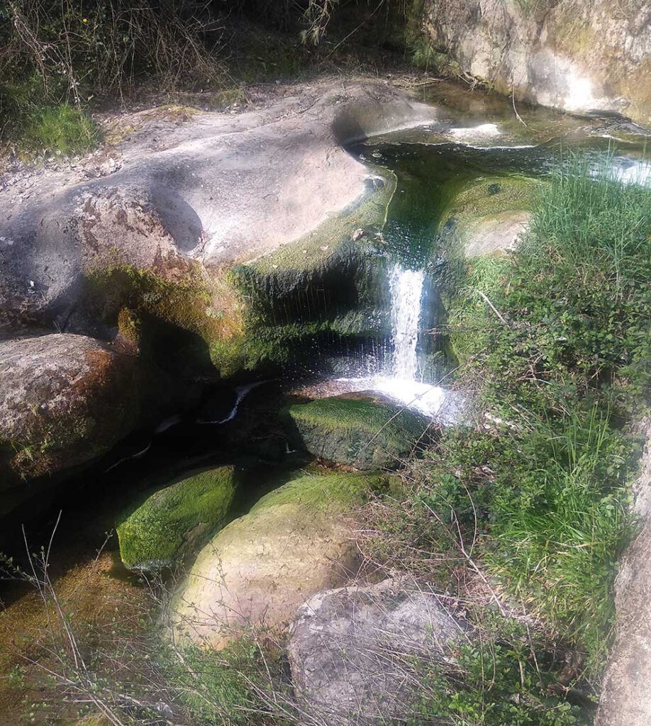 La Riera de les Febres, Bauma i salt d'aigua de Bellús