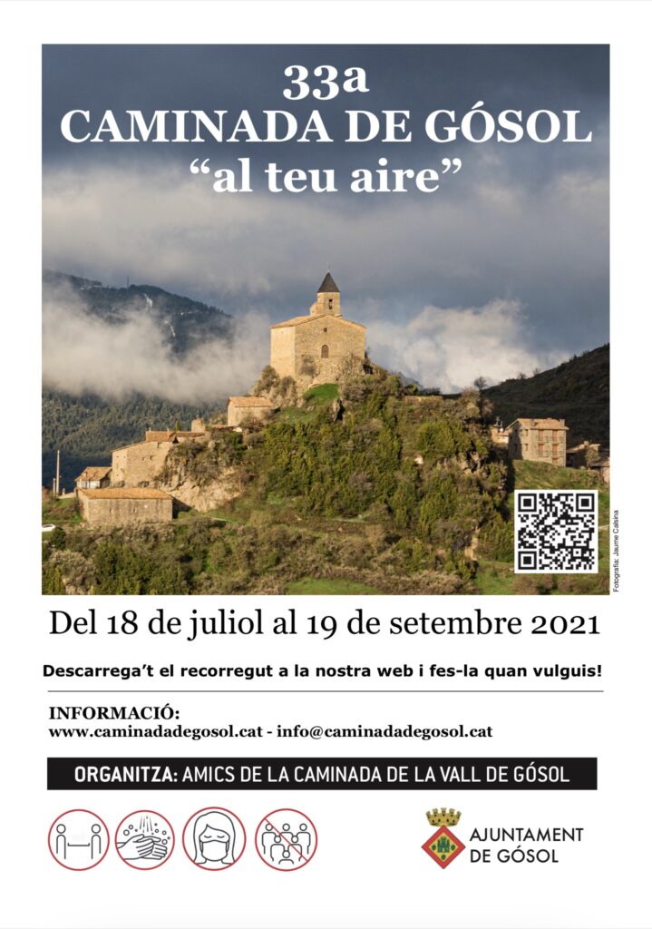 Cartell 33a Caminada del Gósol "al teu aire"