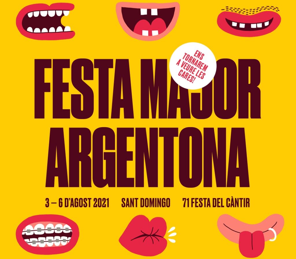 Espai Festa Major - Cartell de la Festa Major d'Argentona 2021