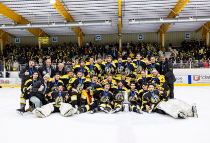 Club Gel Puigcerdà, campió de la Lliga Espanyola d’Hoquei Gel 2025. Fotografia: Joan Reyes