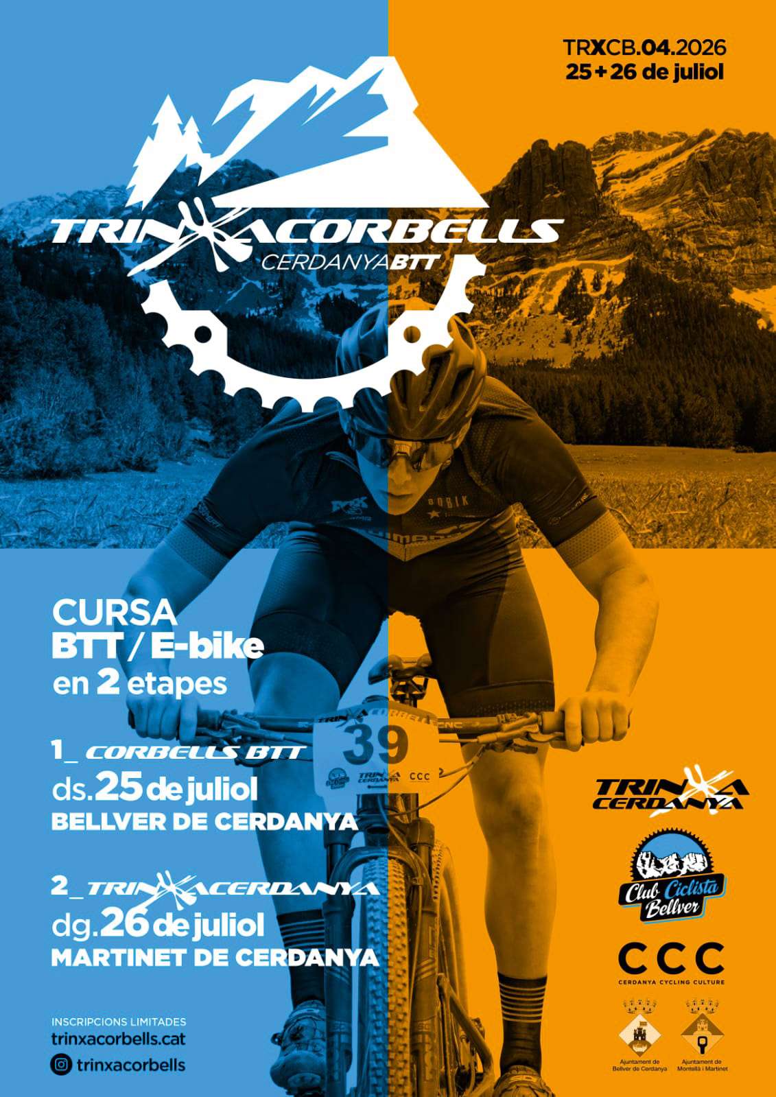 Trinxacorbells Cerdanya BTT 2026: cursa de muntanya en dues etapes a Bellver i Martinet