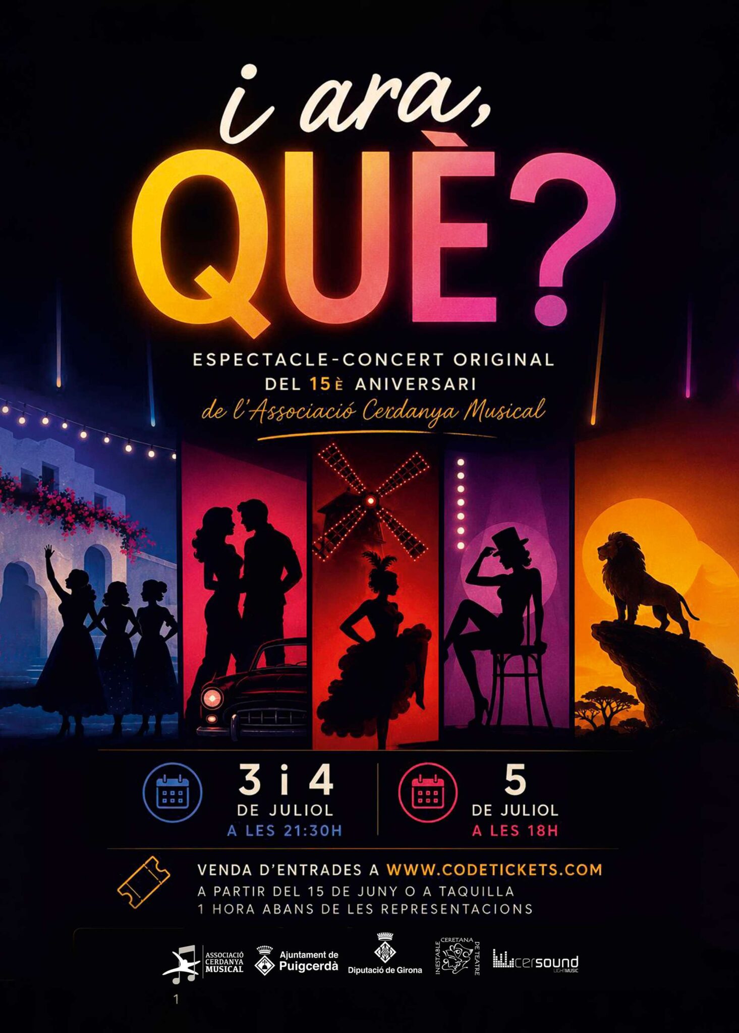 ¡ara, QUÉ? – Espectacle-concert del 15è aniversari de l'Associació Cerdanya Musical | Puigcerdà