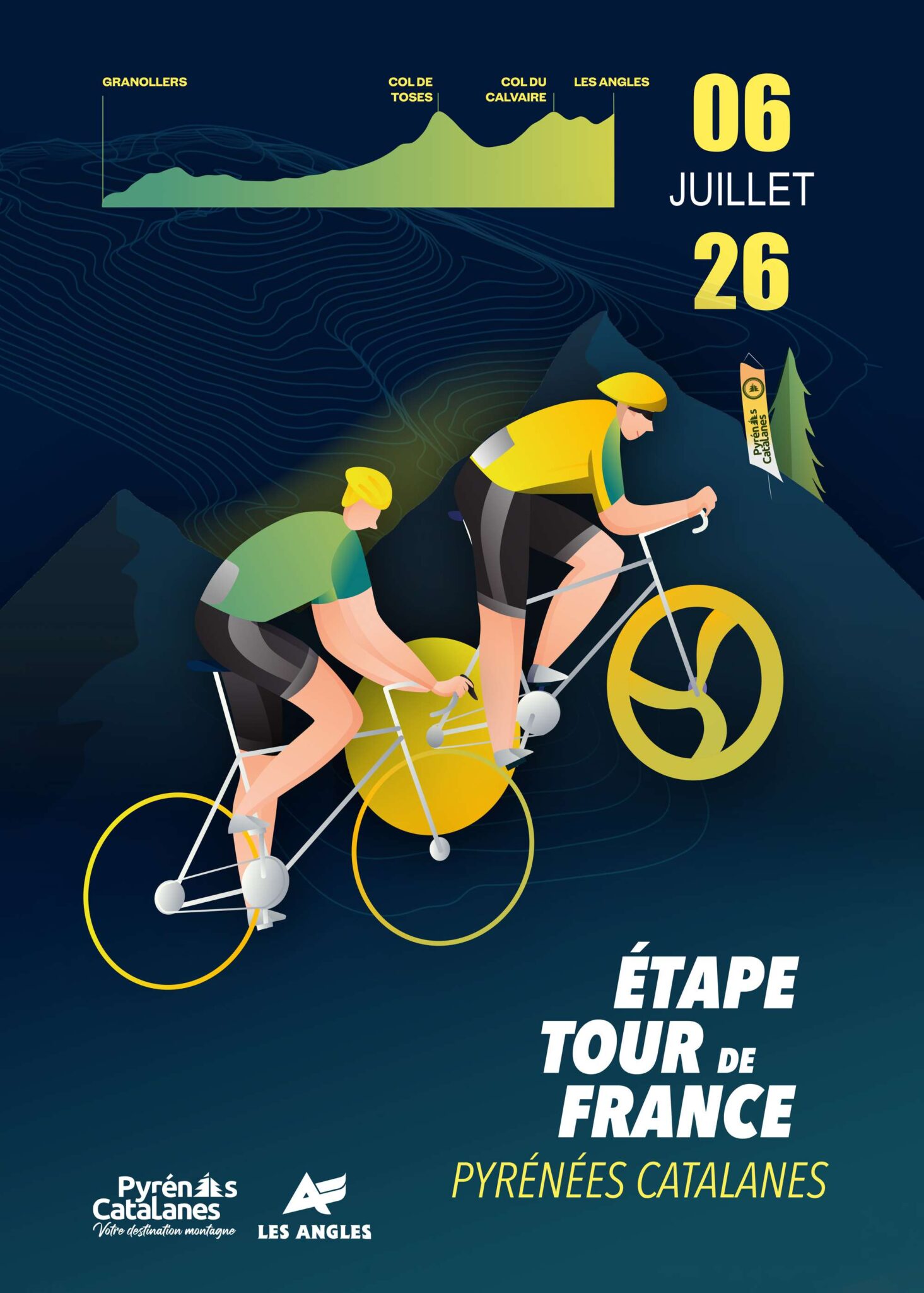 Etapa del Tour de Francia 2026 a les Pirineus Catalans: Granollers, Col de Toses, Col du Calvaire i Les Angles