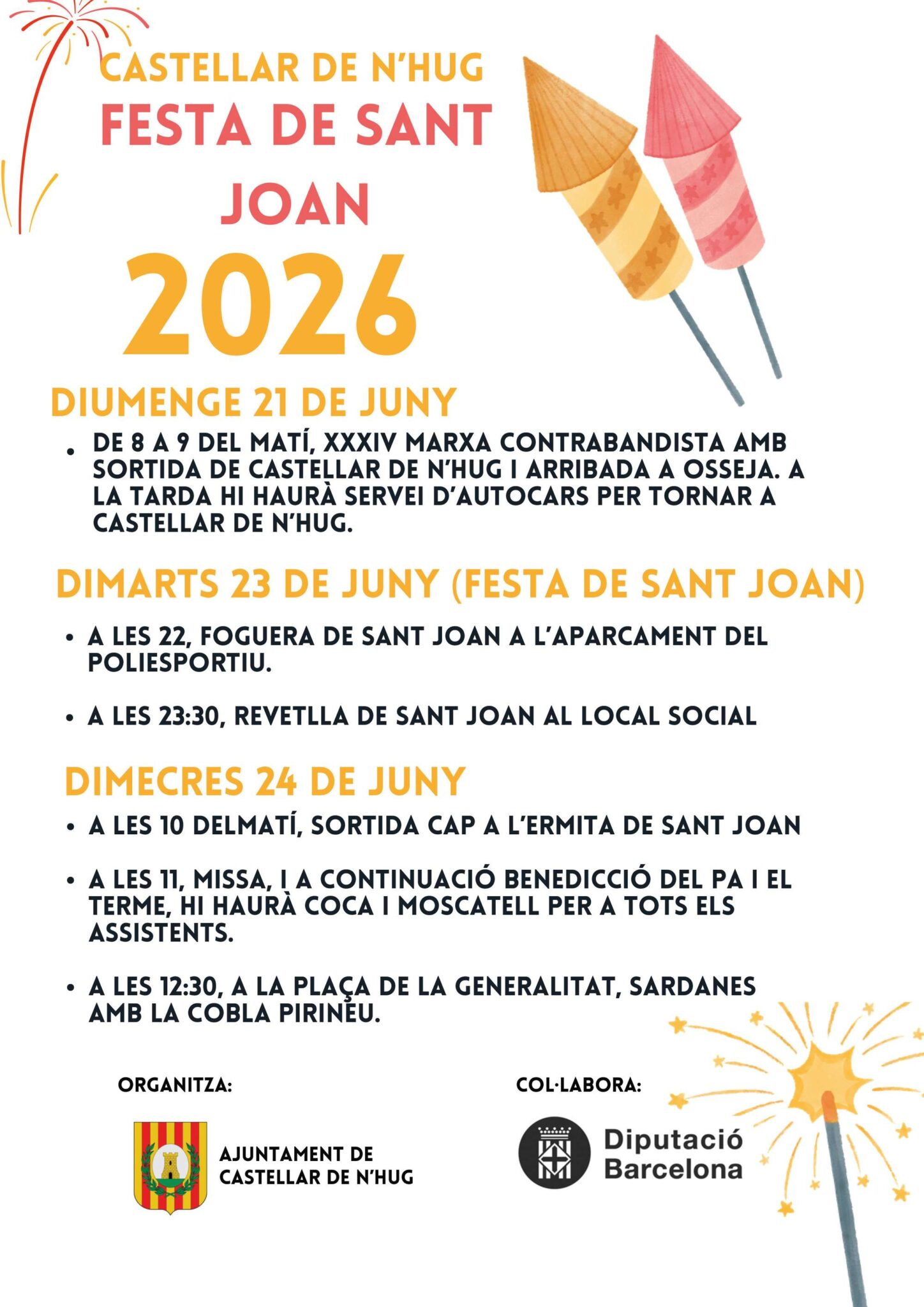 Festa de Sant Joan 2026 a Castellar de n'Hug