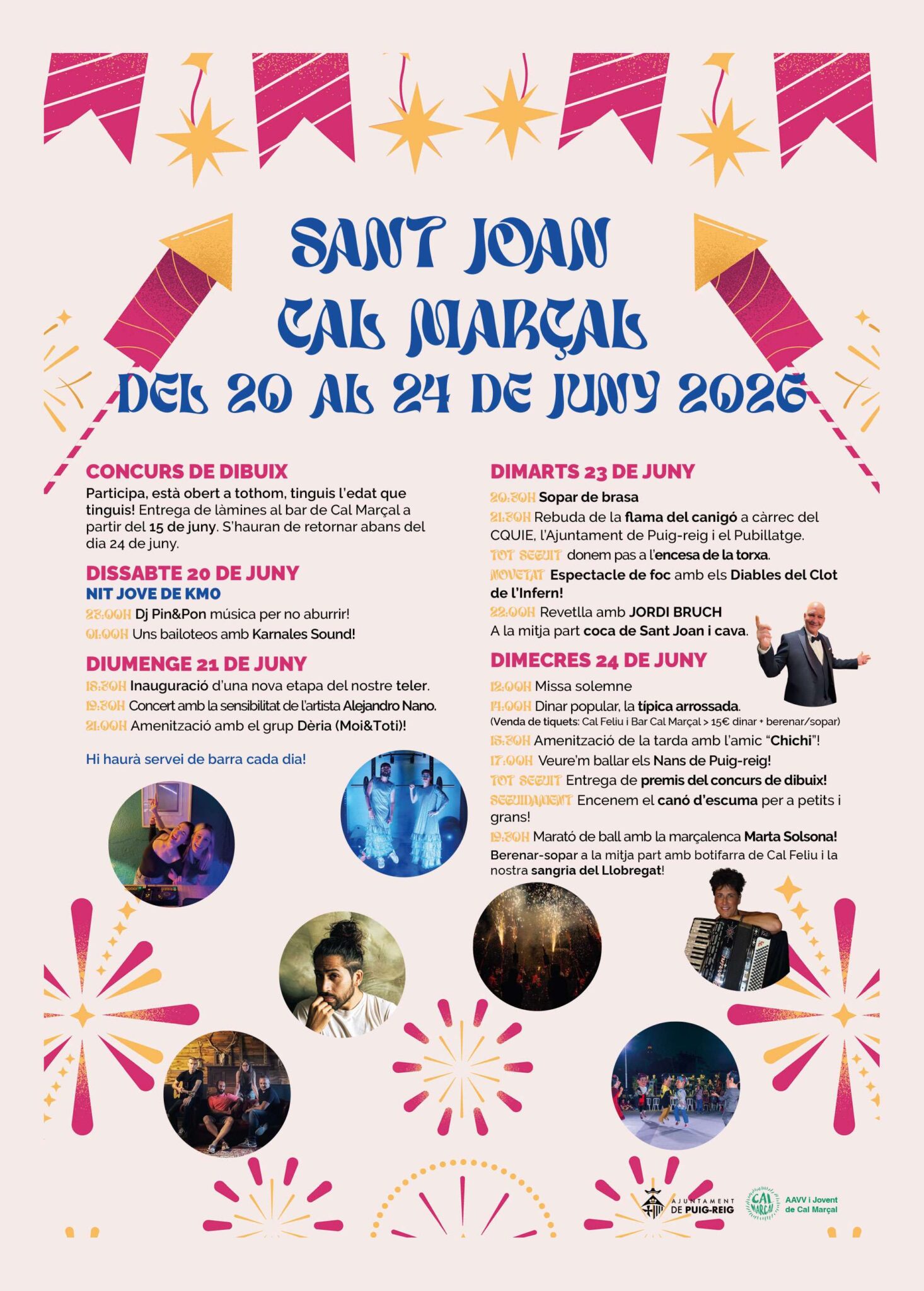 Festes de Sant Joan a Cal Marçal: programa d'activitats