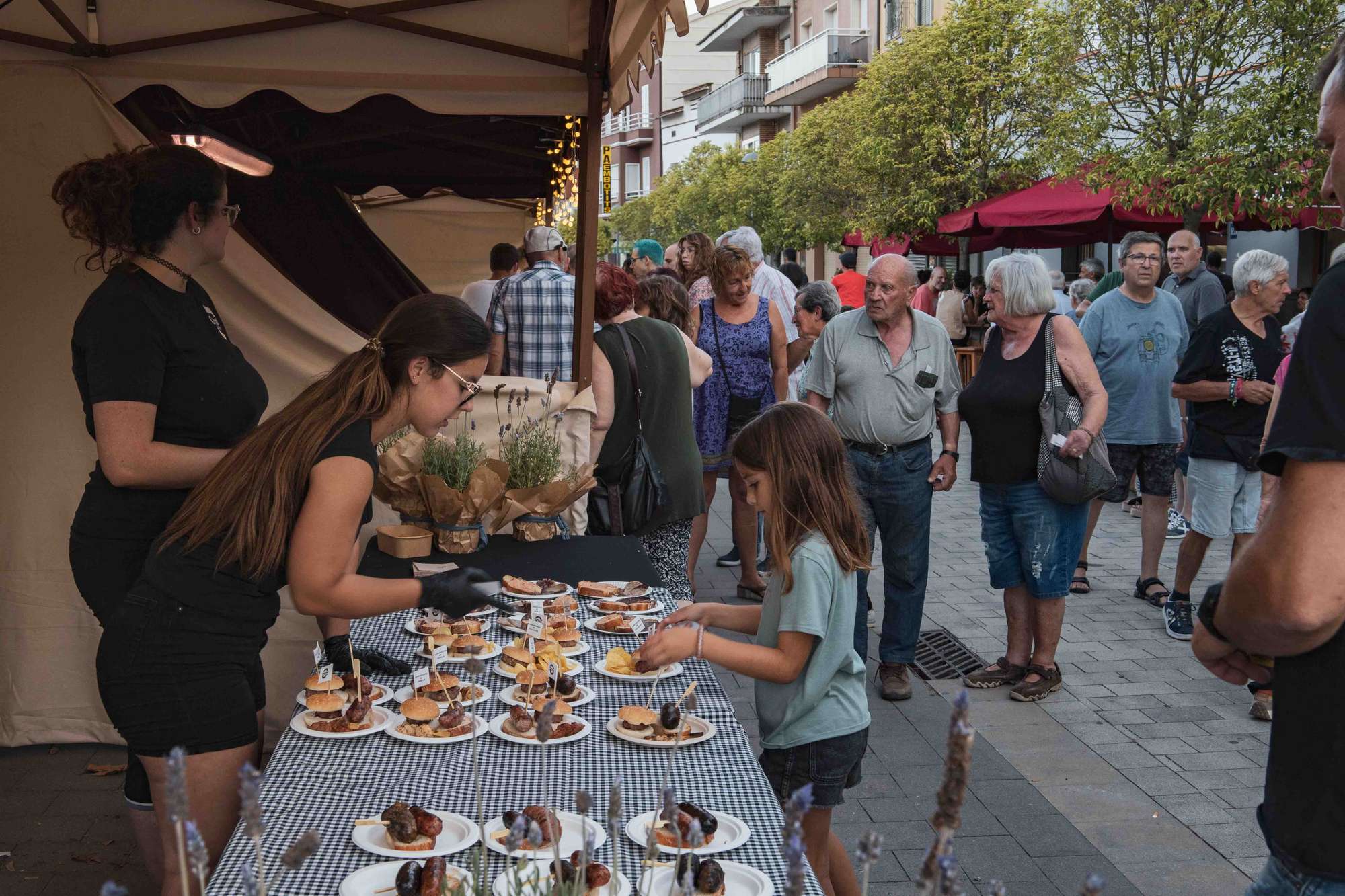Punts de degustació gastronòmica al carrer