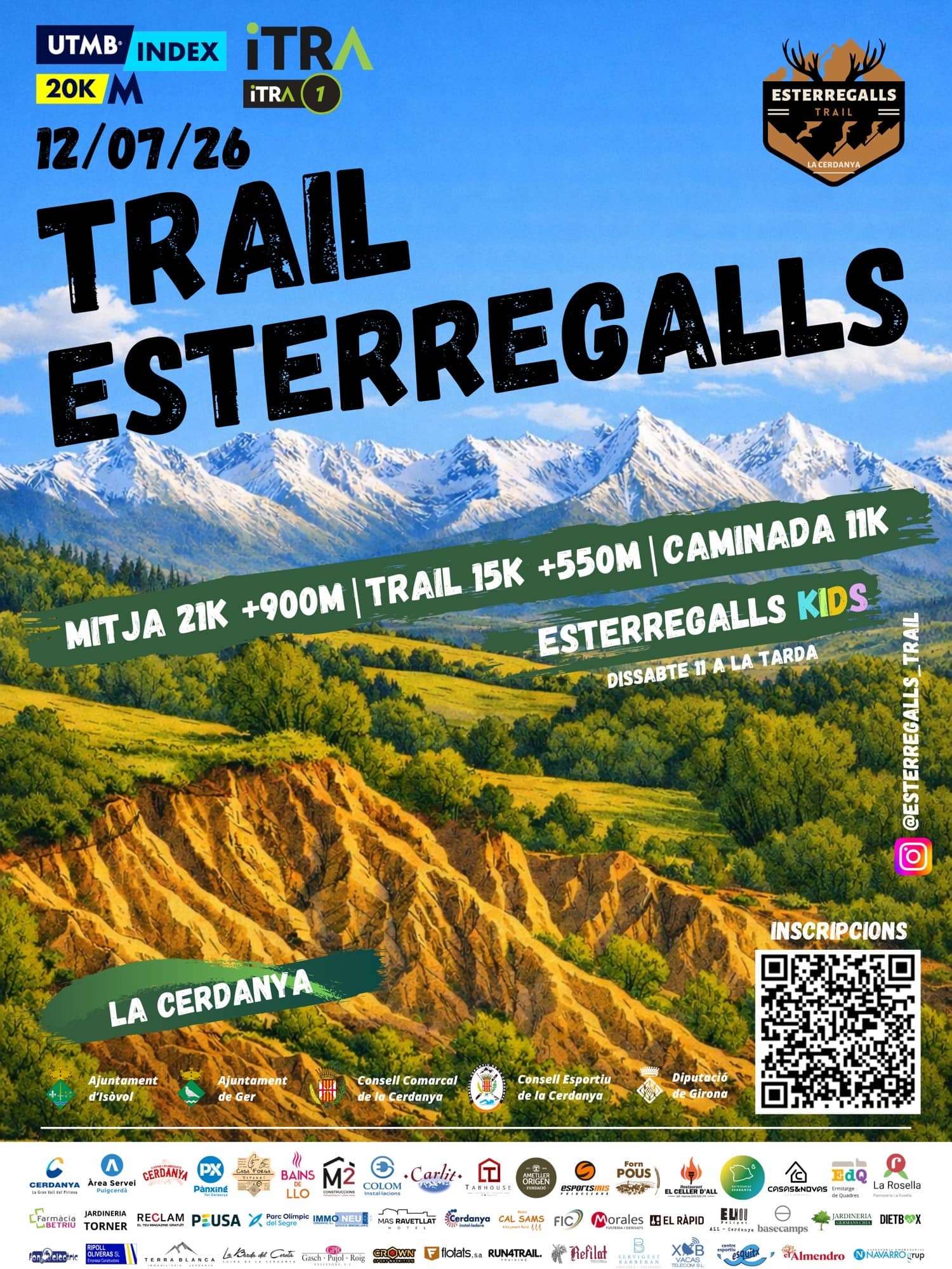 Trail Esterregalls 2026: curses de muntanya i activitats familiars a la Cerdanya