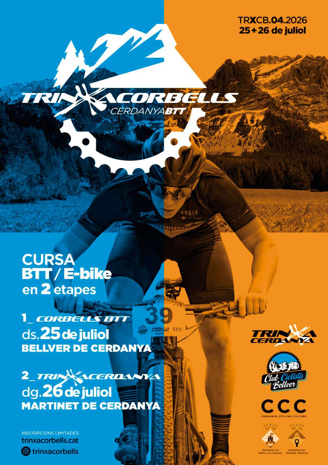 Trinxacorbells 2026: Carrera BTT y E-bike en dos etapas por la Cerdanya