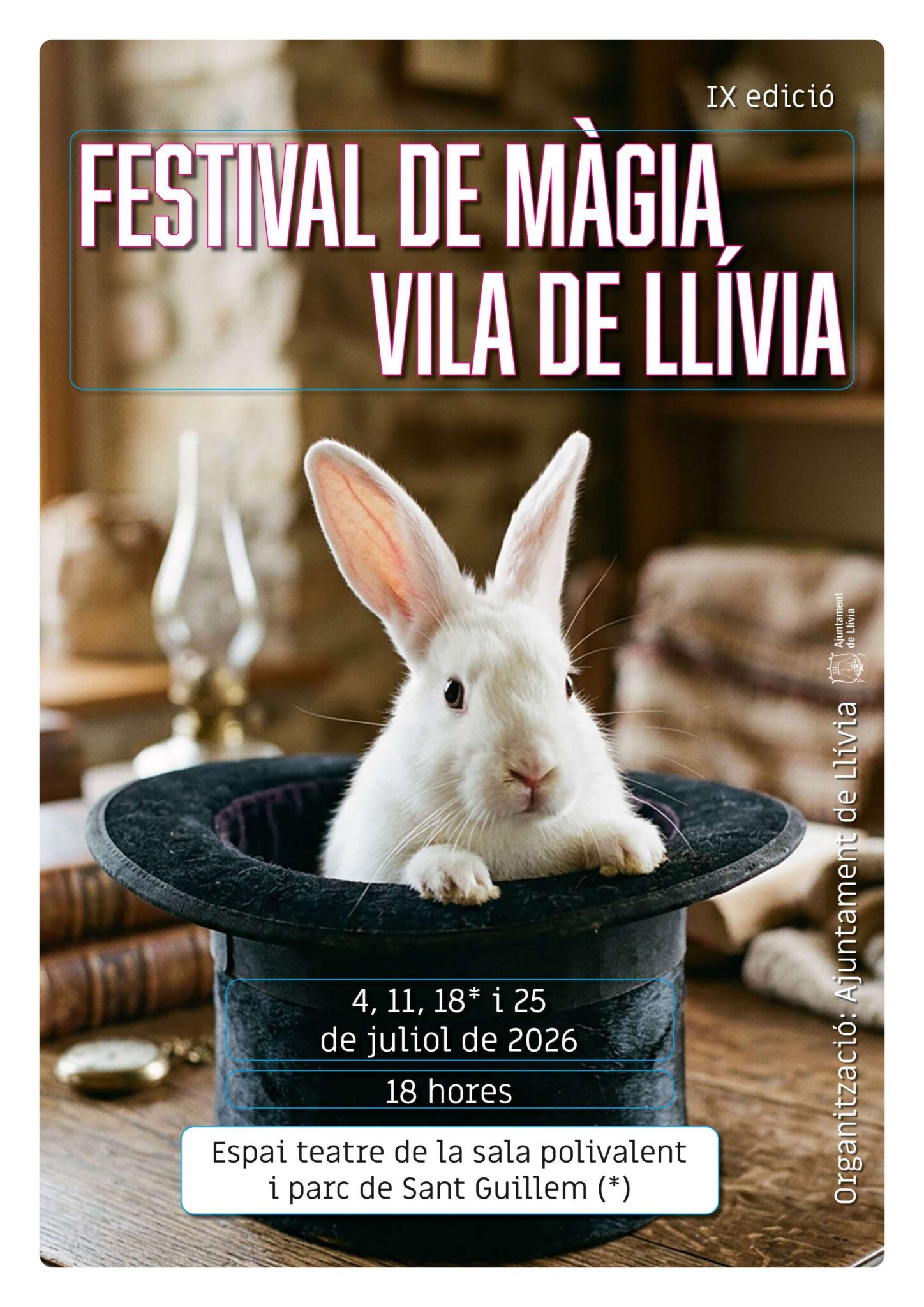 IX Festival de Màgia de Llívia 2026: espectacles els dies 4, 11, 18 i 25 de juliol