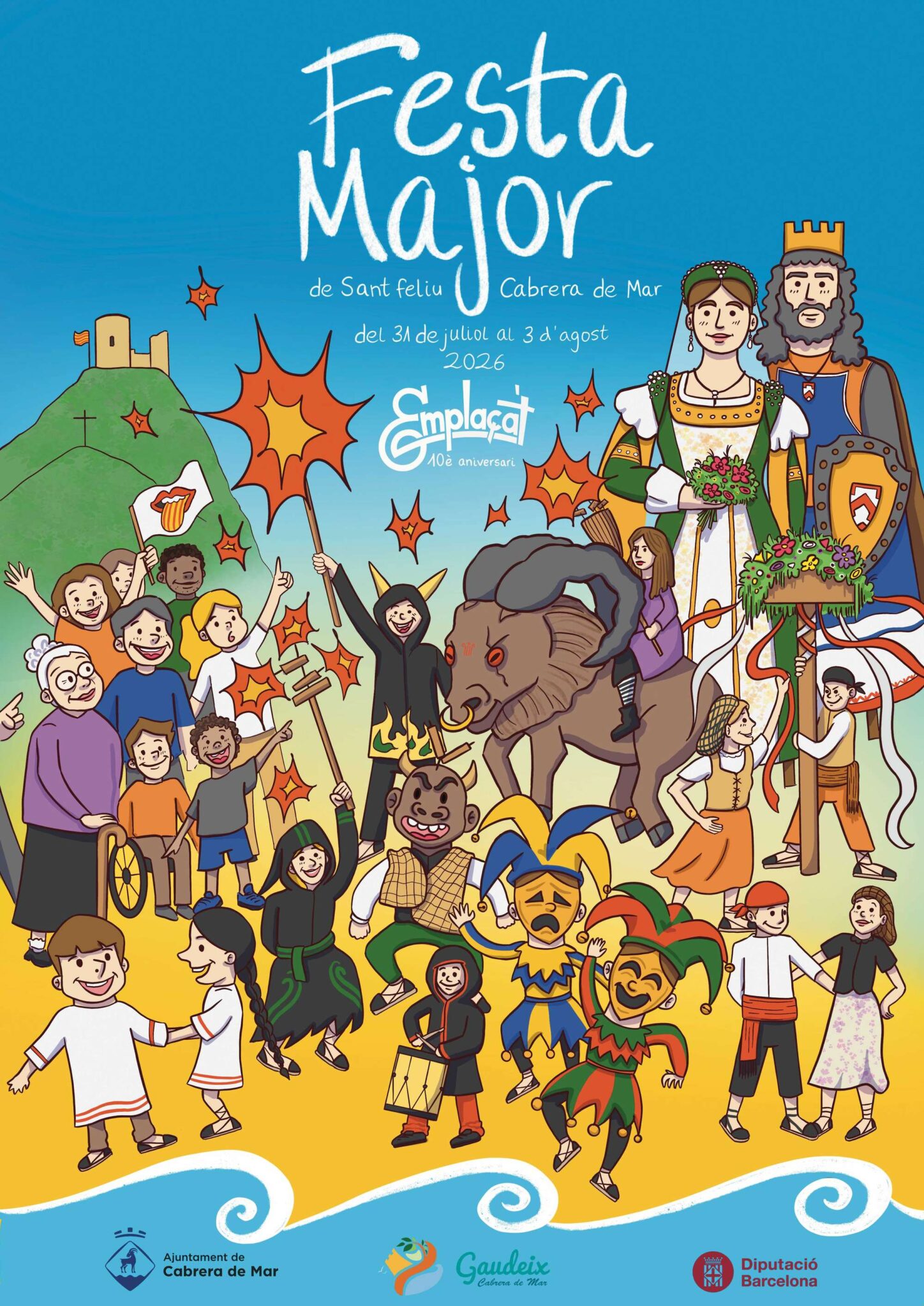 Festa Major de Sant Feliu a Cabrera de Mar 2026: programa del 31 de juliol al 3 d’agost