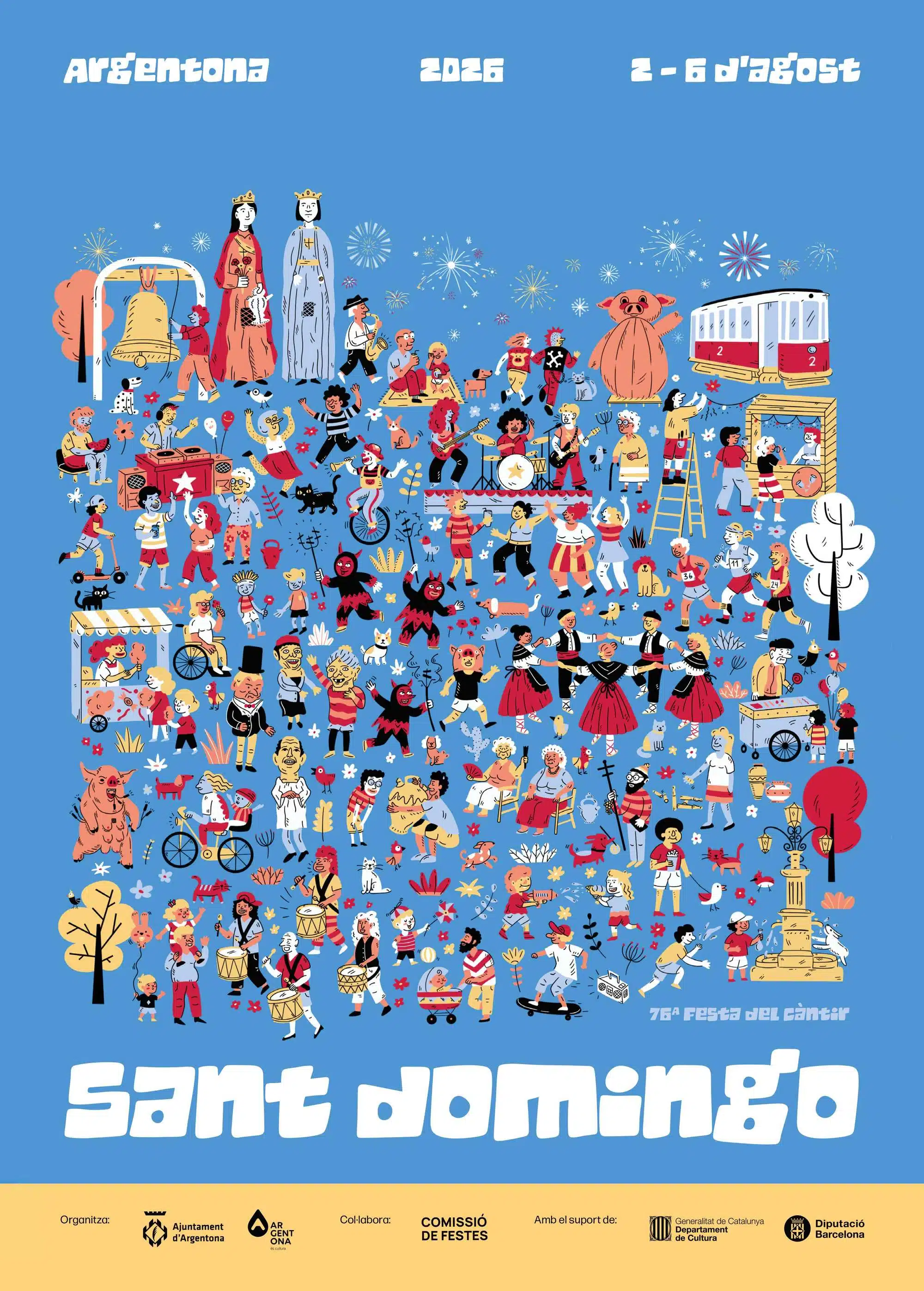 Cartell de la 76a Festa del Càntir a Argentona