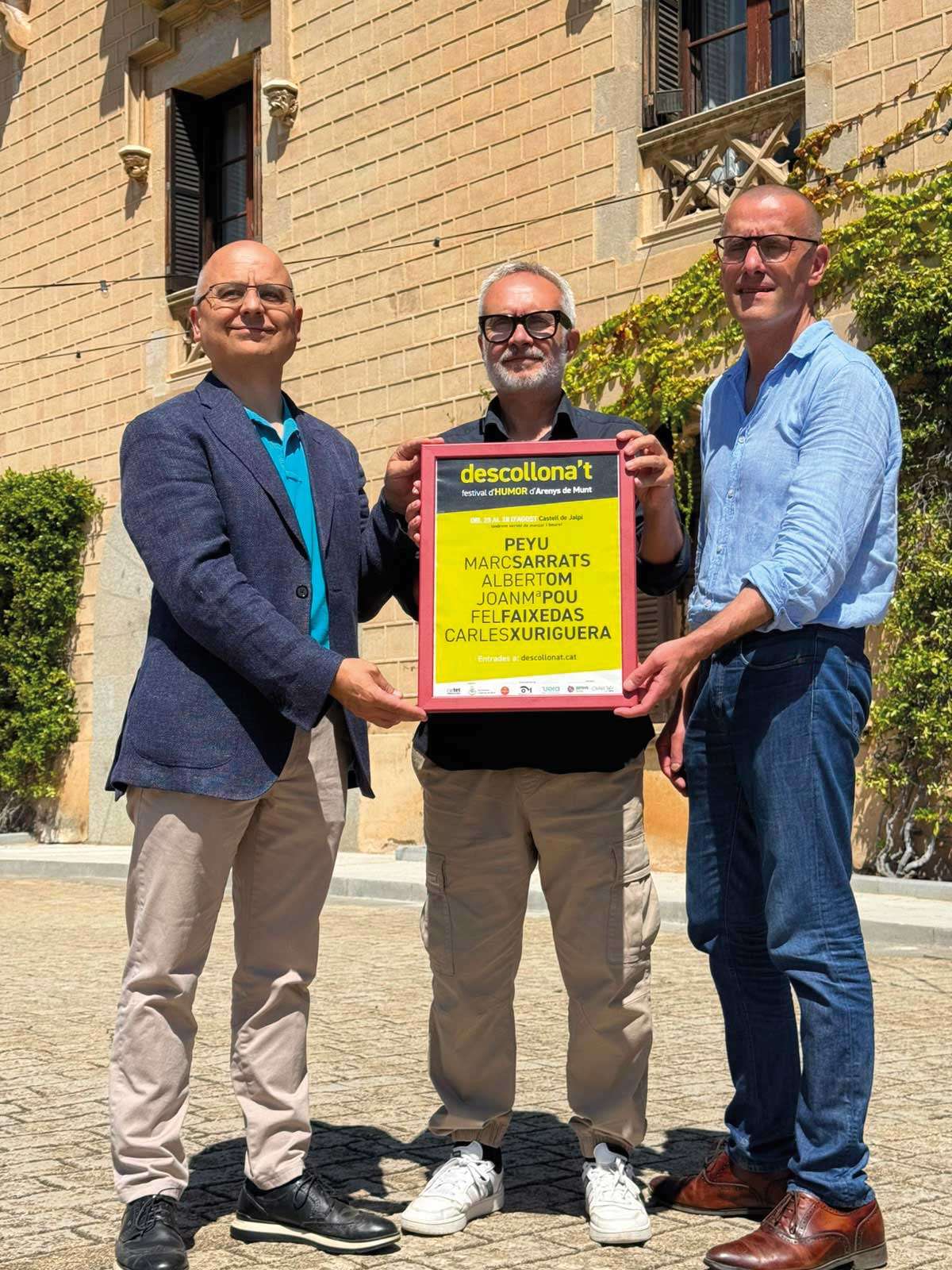 Cartell del festival Descollona’t amb els humoristes participants