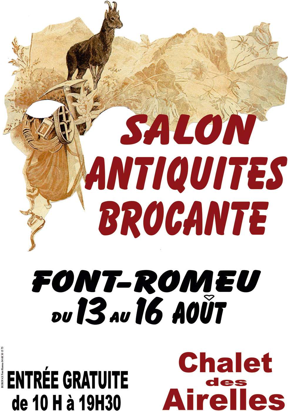 Fira d’Antiguitats i Brocanter de Font-Romeu del 13 al 16 d’agost