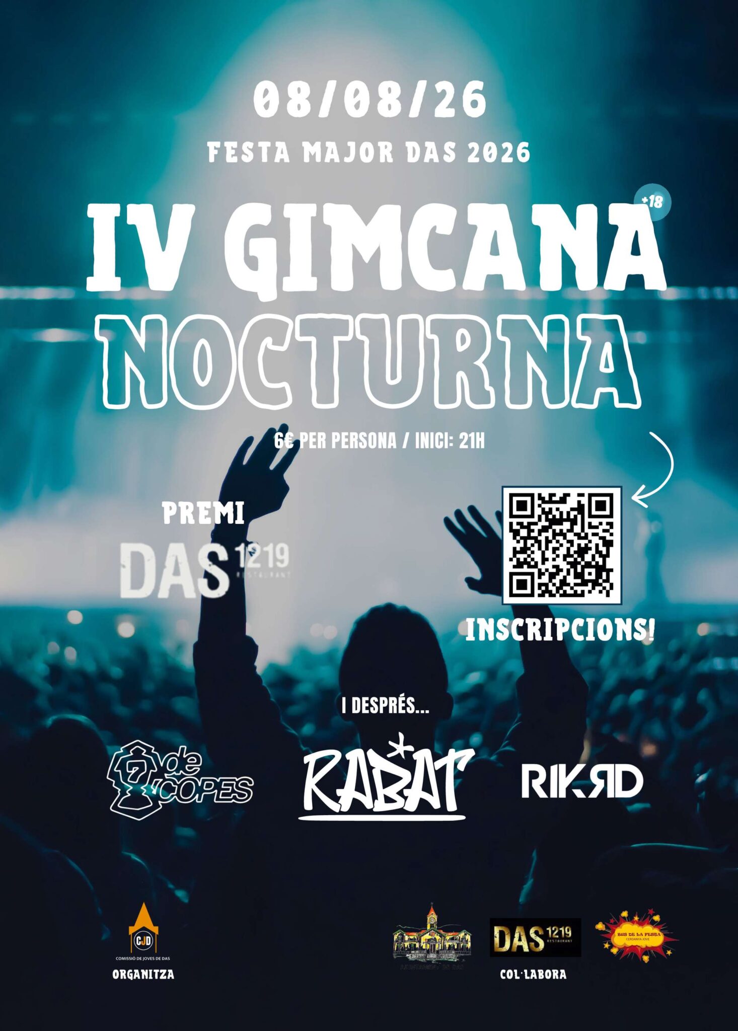 IV Gimcana Nocturna a la Festa Major de Das 2026: inscripcions obertes