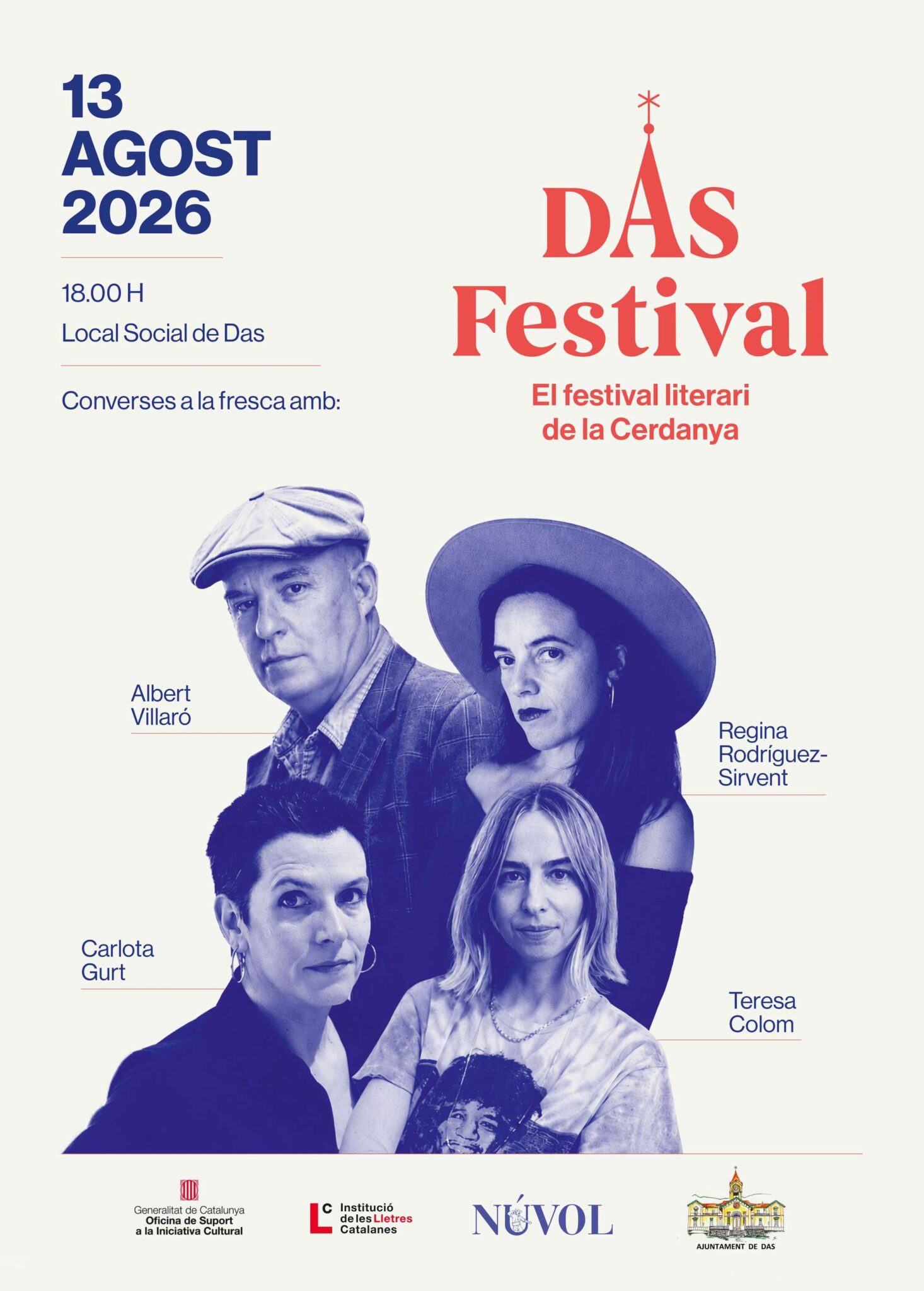 DAS Festival: encuentros literarios con Albert Villaró, Carlota Gurt, Regina Rodríguez-Sirvent y Teresa Colom en Das