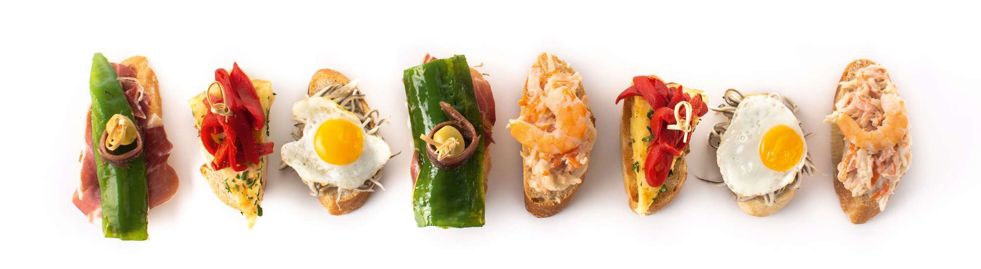 Tapes gourmet amb presentacions cuidades
