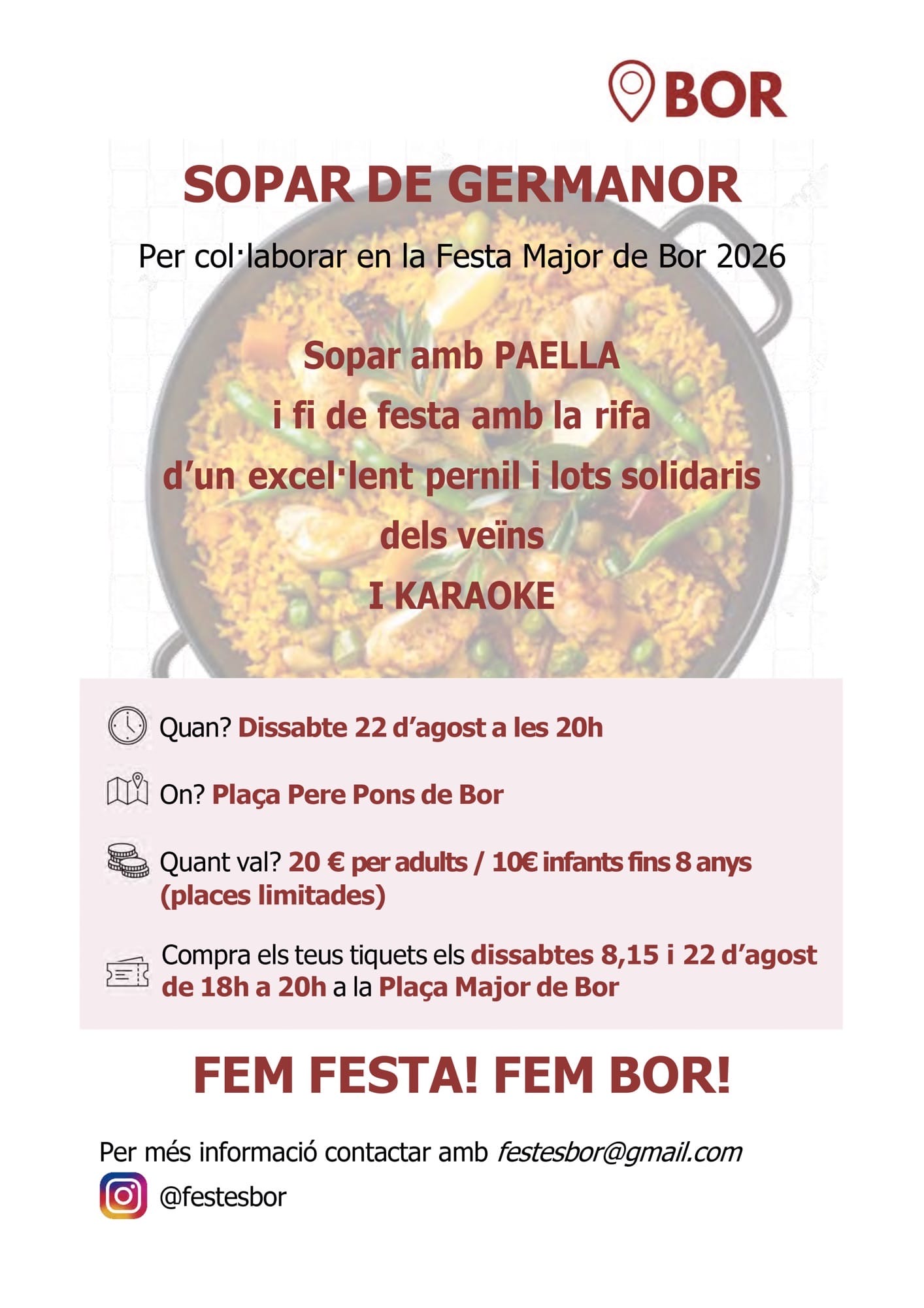 PAELLA A BOR