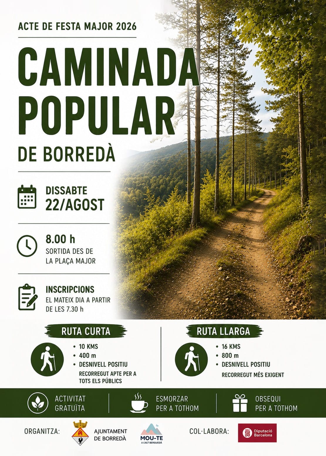 caminada popular borreda