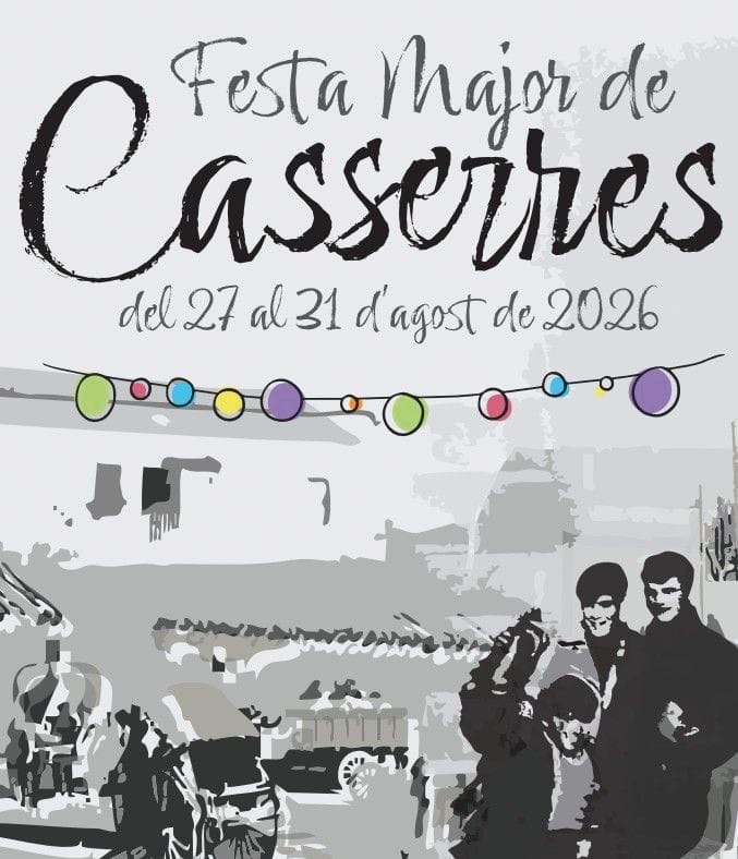 Cartell de la Festa Major de Casserres
