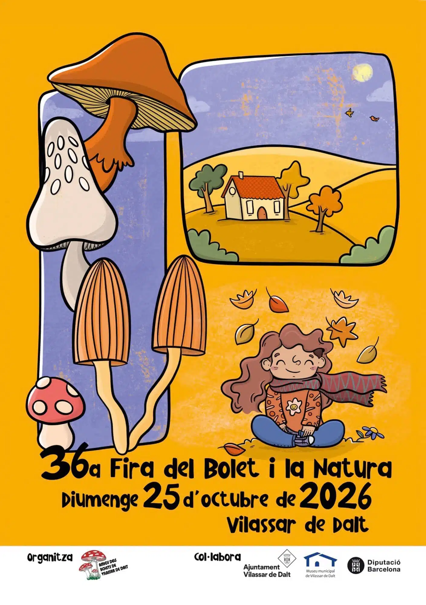 Cartell de la 36a Fira del Bolet i la Natura