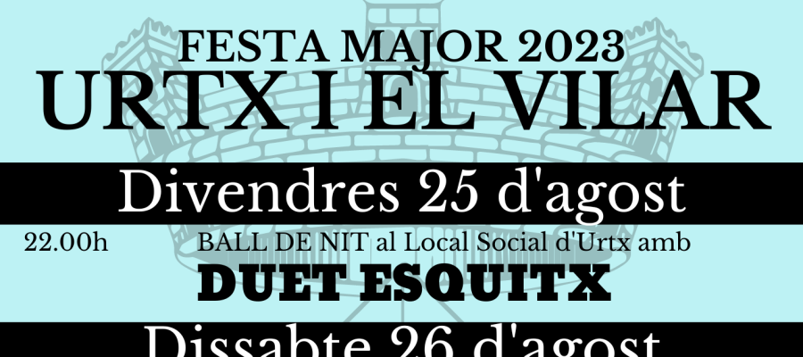2023-08-252627 FESTA MAJOR D'URTX I EL VILAR BLAU