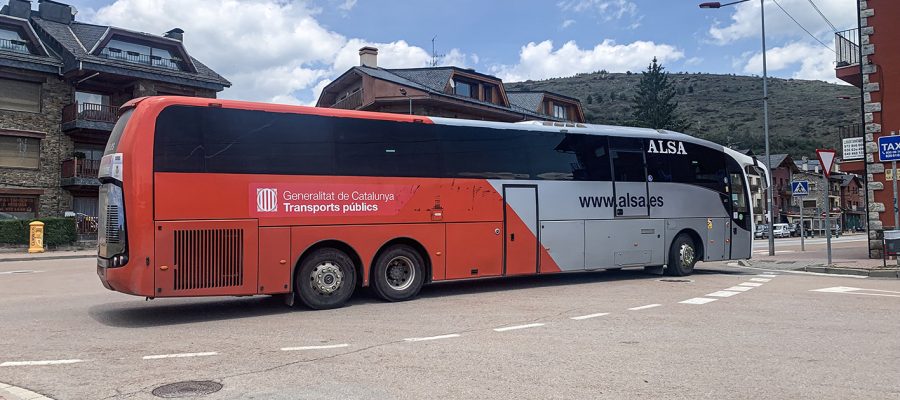 Bus ALSA. Font: Ajuntament de Llívia