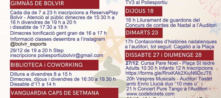 BOLVIR-activitats-desembre