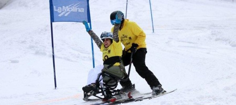 Esqui adaptat a La Molina. Font: FGC