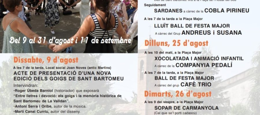 FESTA MAJOR DE LA VALLDAN
