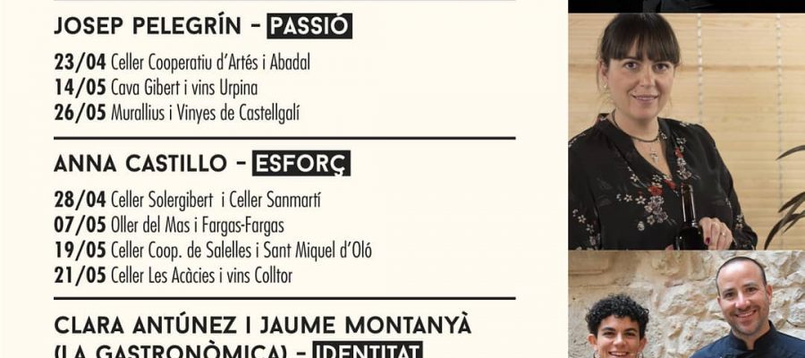 La DO Pla de Bages començarà a fer tastos de vins online per Sant Jordi.|Programa dels tastos de vins de la DO Bages