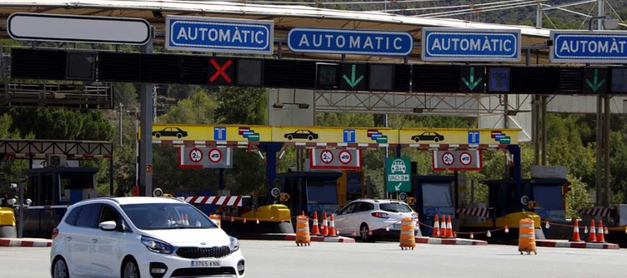 Peatge central de l'autopista C-16 a l'alçada de Sant Vicenç de Castellet (Foto: ACN).