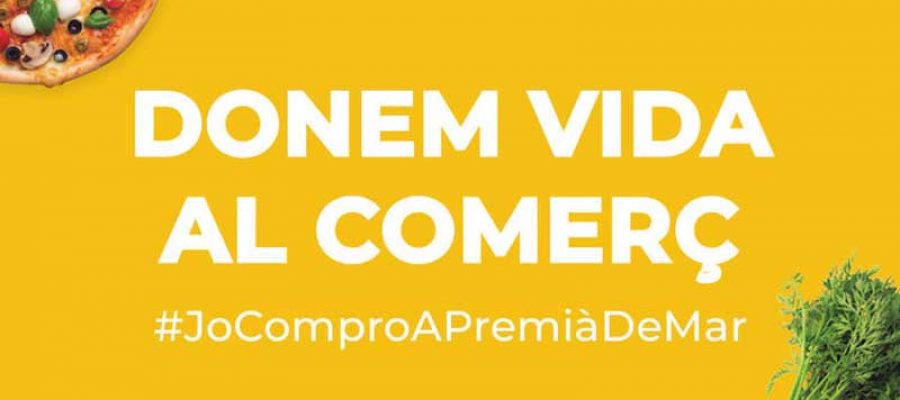 Veïns i veïnes participen en una campanya de suport al comerç local