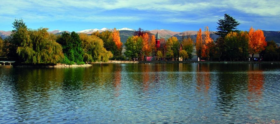 Lake Schierbeck in Puigcerda in the Catalan Pyrenees.