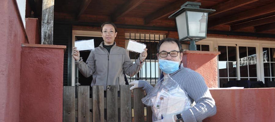 Més de 4.000 mascaretes a Sant Vicenç de Montalt.