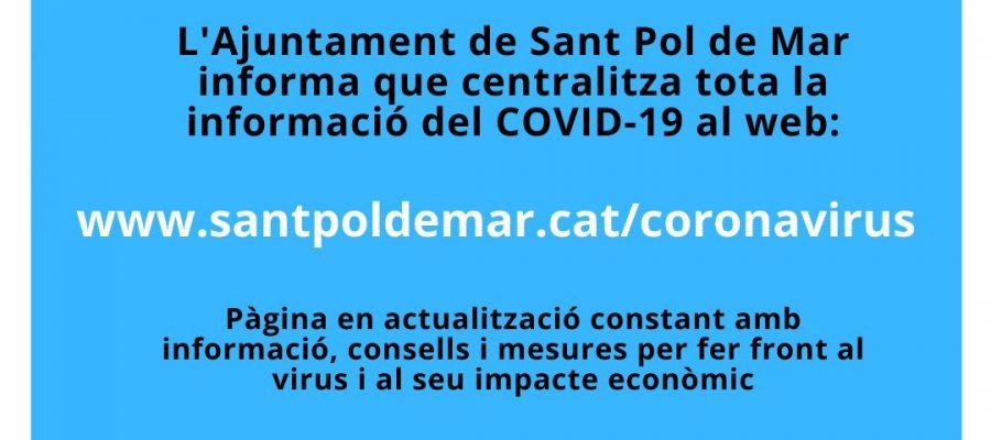 sant pol de mar ajuntament|sant pol de mar coronavirus